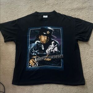 Vintage Memorial 1990 Stevie Ray Vaughan Single Stitch T shirt